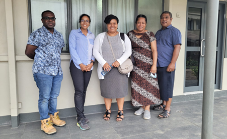 Formal signing of air quality monitoring program with the Vanuatu Ministry of Climate Change Adaptation, Meteorology & Geo-Hazards, Environment, Energy and Disaster Management., Port Vila January 12th 2023. 